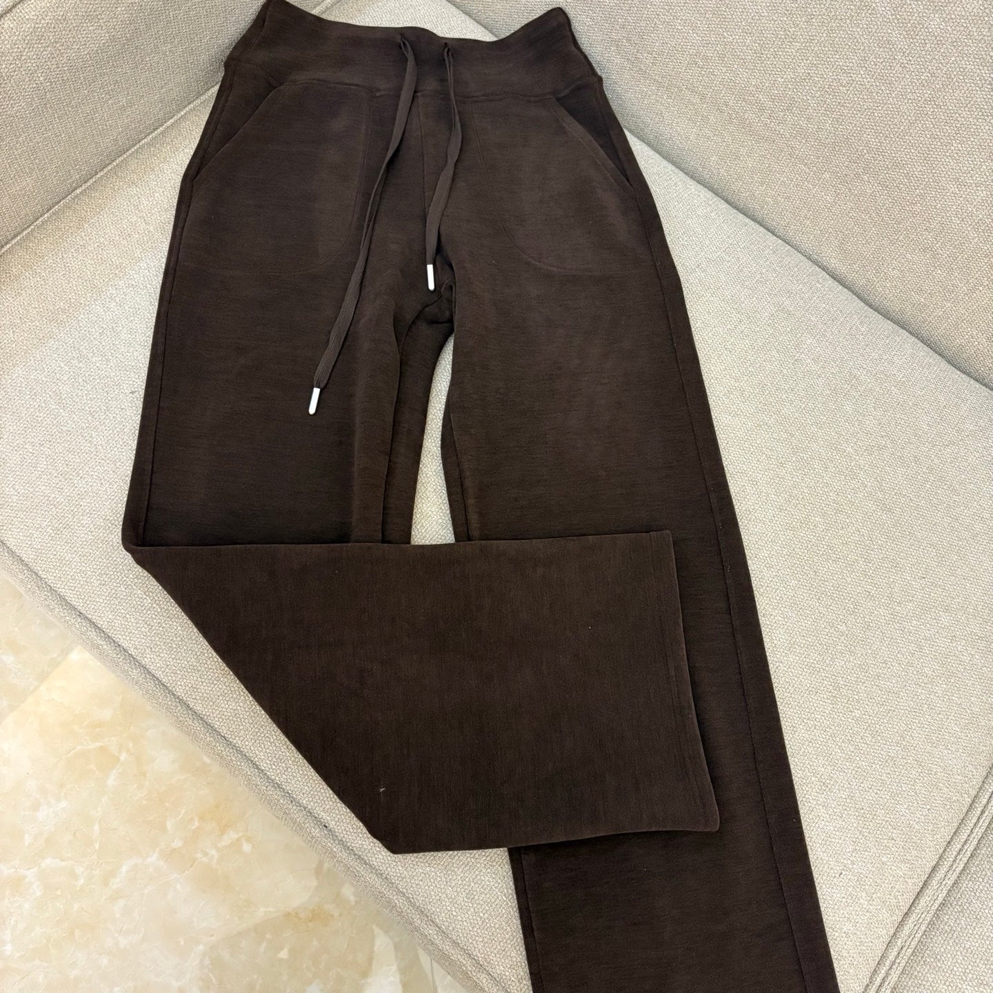 LU women's new Joker elastic waist straight casual pants