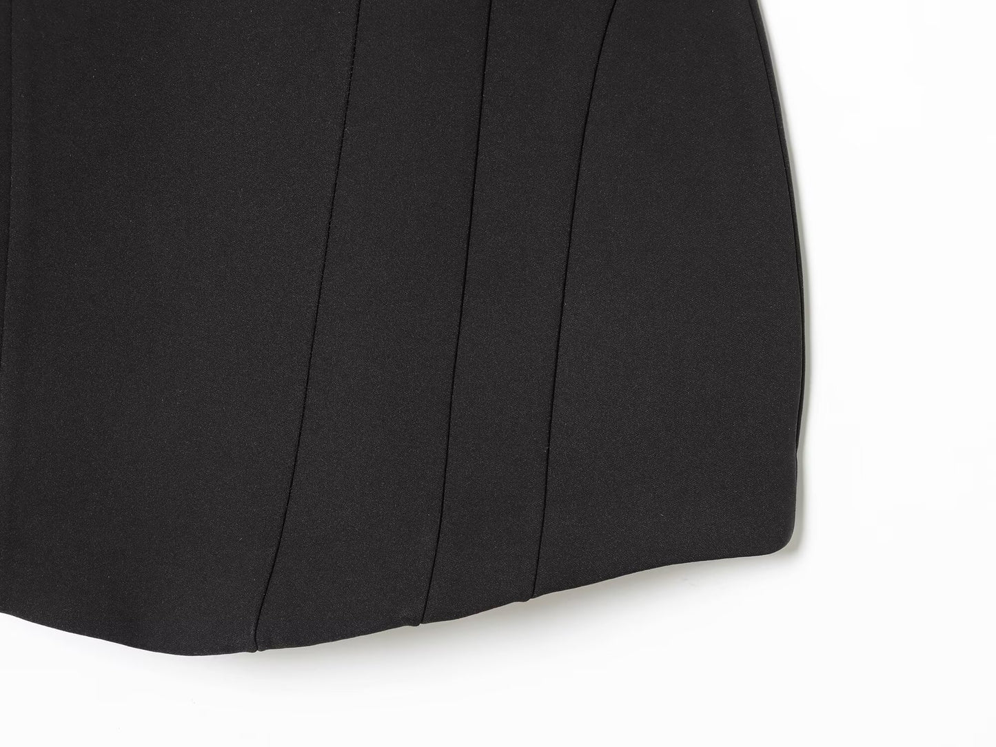 Women's floral decoration strapless mini dress