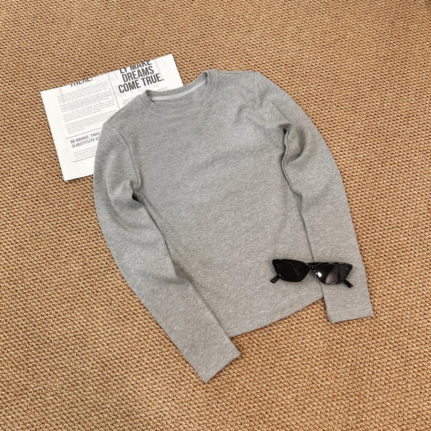 Women's new Joker slim elastic bottoming shirt