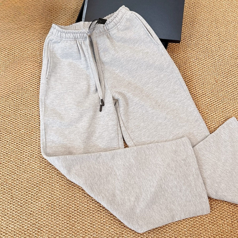 women's new cotton plus velvet straight casual pants