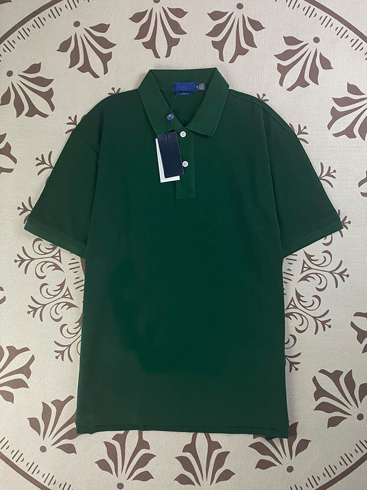 women's new Joker Couple style cotton beaded fabric embroidered POLO shirt