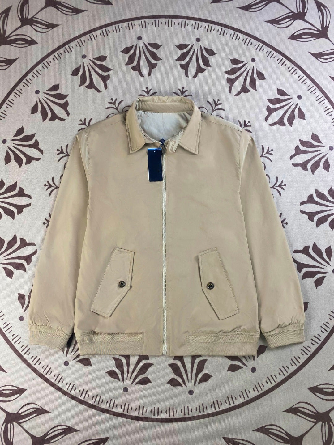 Men and women with the new casual Joker zipper memory cotton waterproof jacket coat.