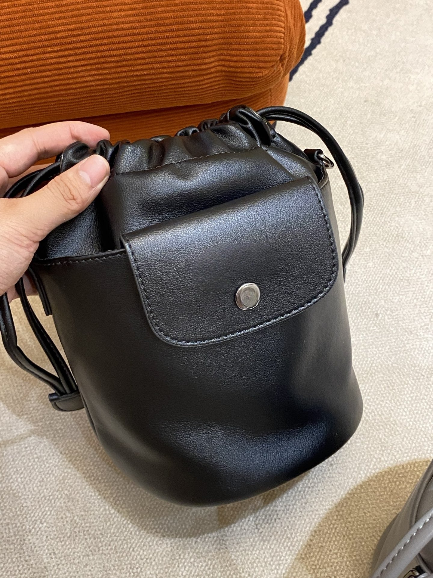Women's new mini shoulder slung bucket bag