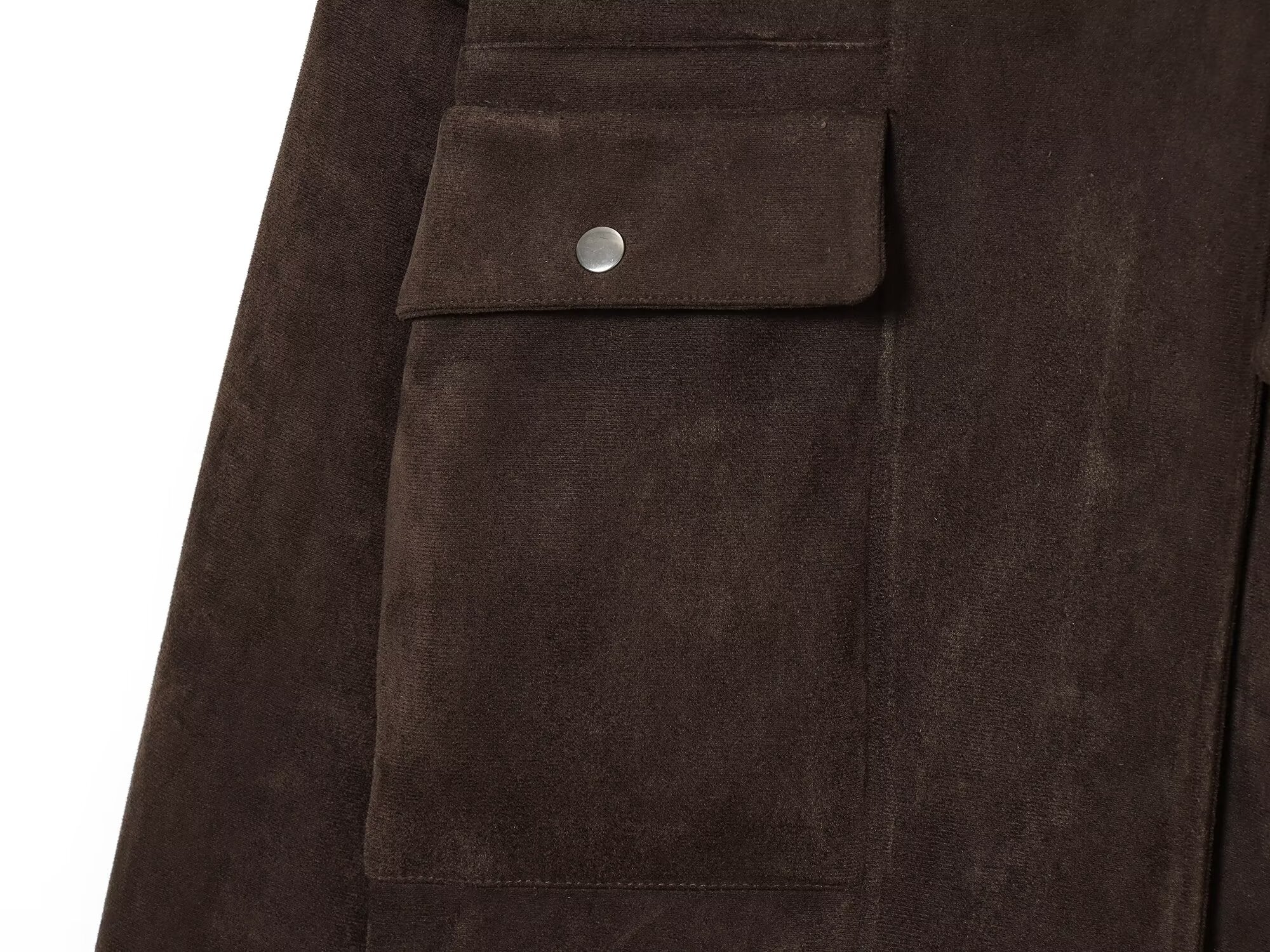 Women's new fashion Anti suede effect casual pilot jacket Coat