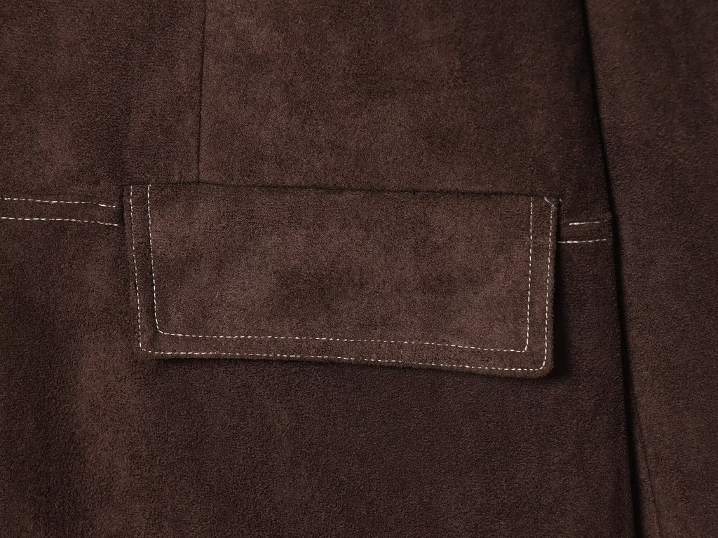 Women's new fashion loose Button-up straight suit jacket