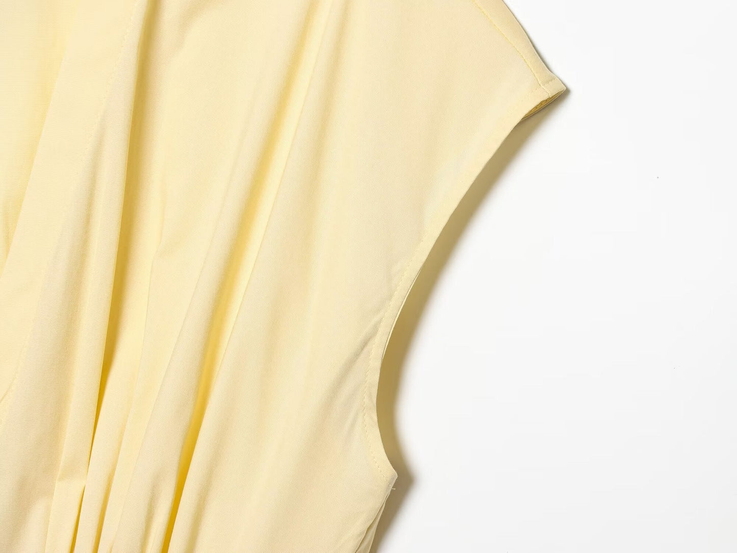 Women's V-neck Button-up poplin mini dress