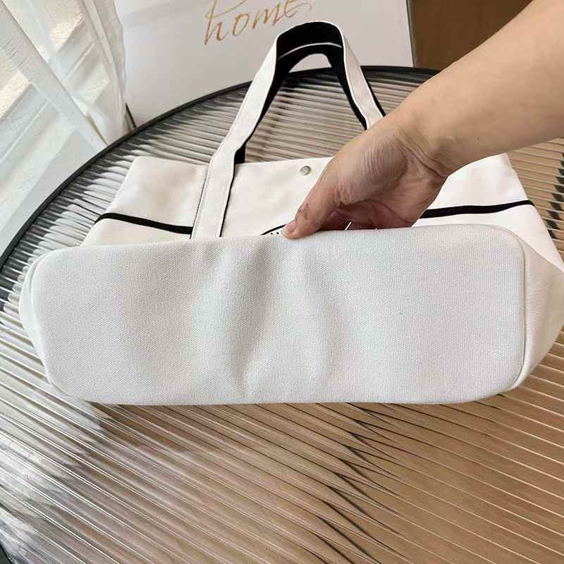 LU 2025 New Casual Joker Multi-pocket Design Canvas Handbag Tote Bag Yoga Bag