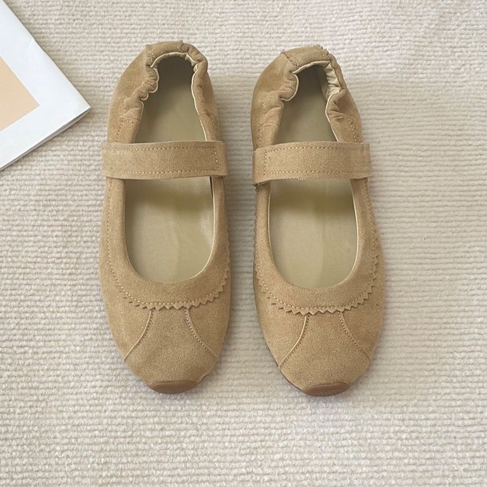 Women's new elastic ballet shoes Mary Jane shoes