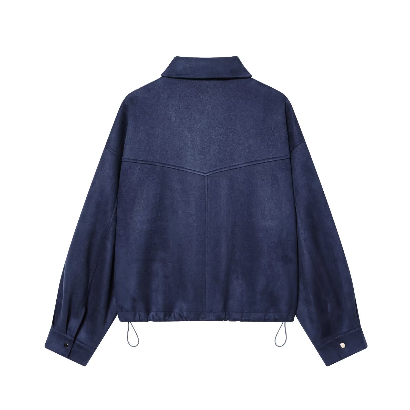 Women's suede Faux Leather pilot jacket Coat