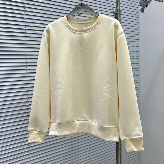 Women's new velvet round neck embroidered long-sleeved sweater