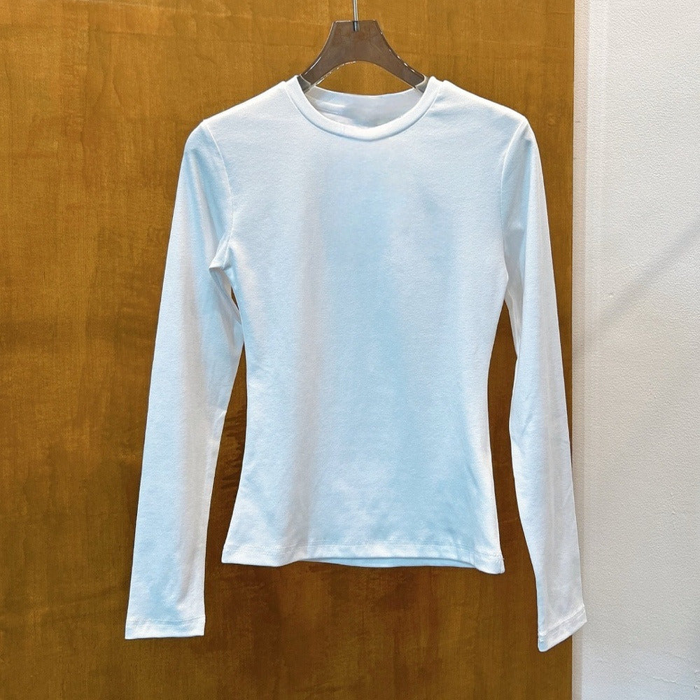 Women's New Joker Embroidered Long Sleeve T-shirt