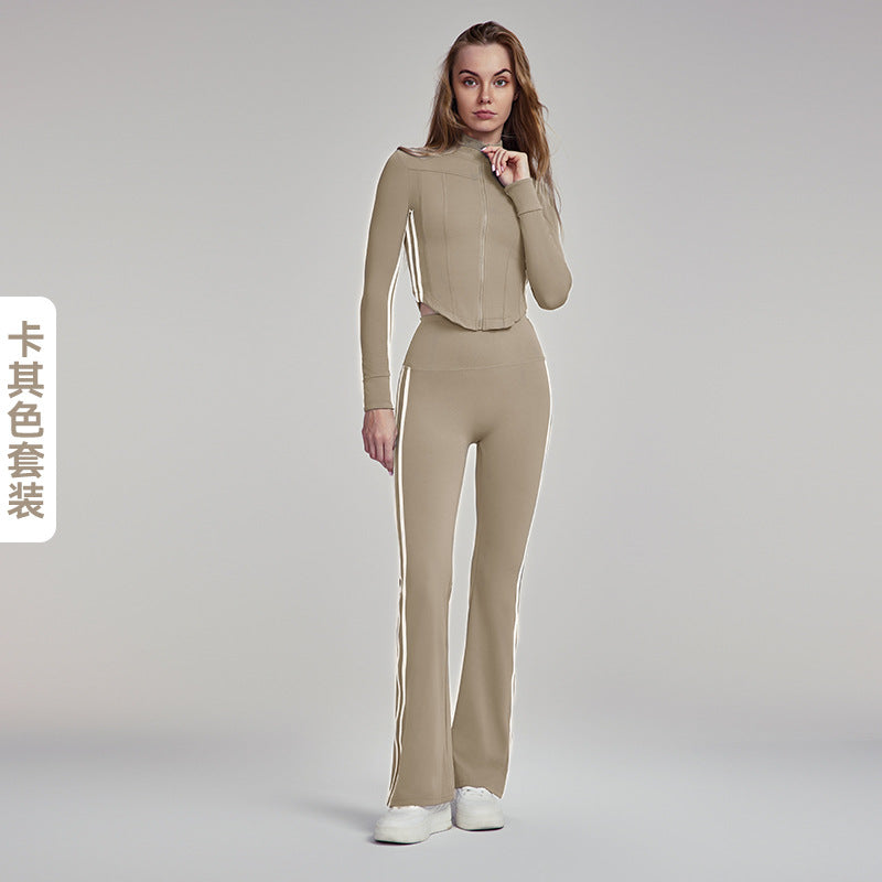 LU Women's new two-piece outdoor fitness clothing sports suit