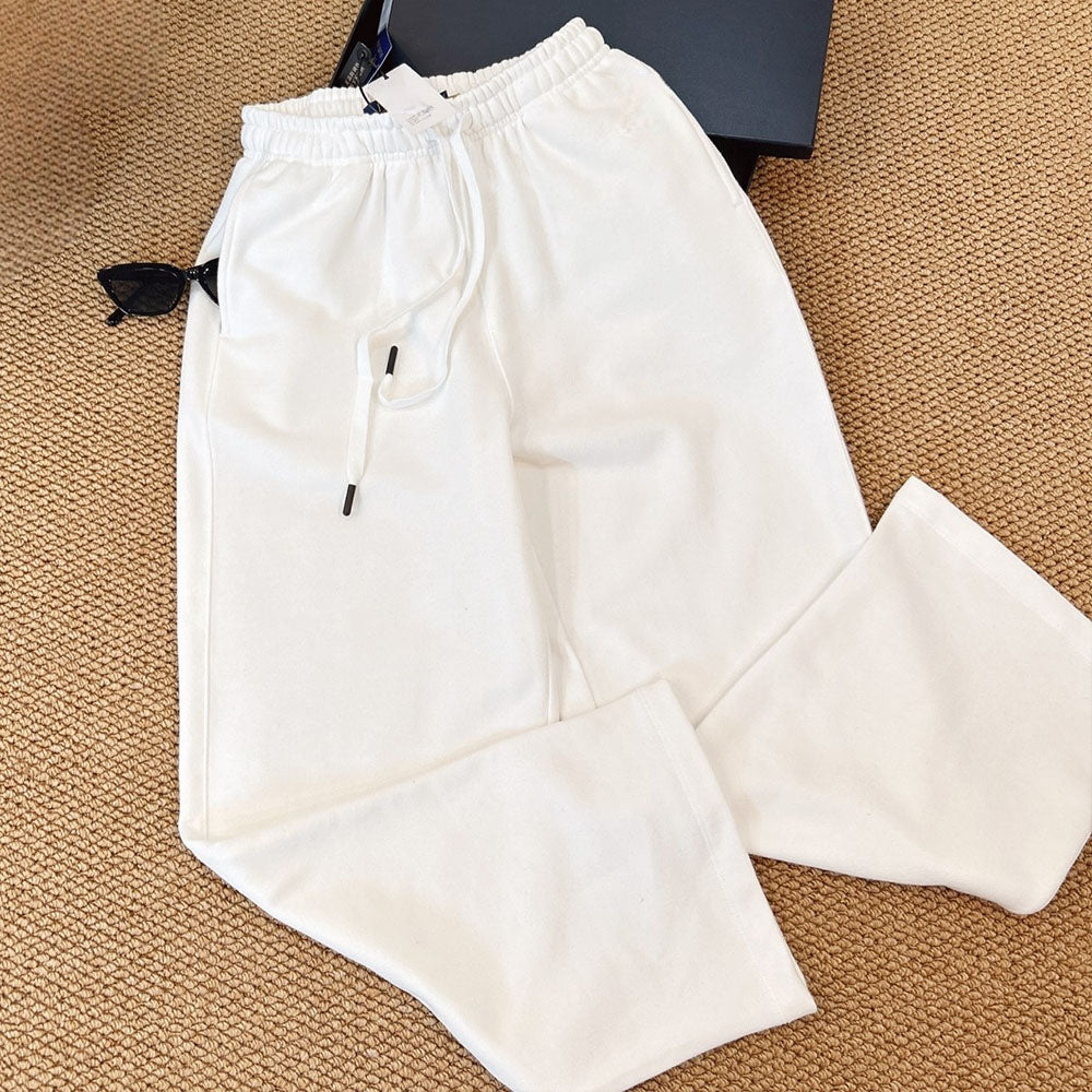 women's new cotton plus velvet straight casual pants