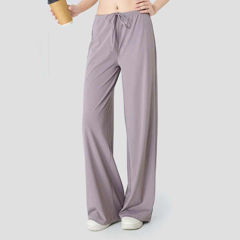 Women's new comfortable outdoor sports straight wide-leg pants