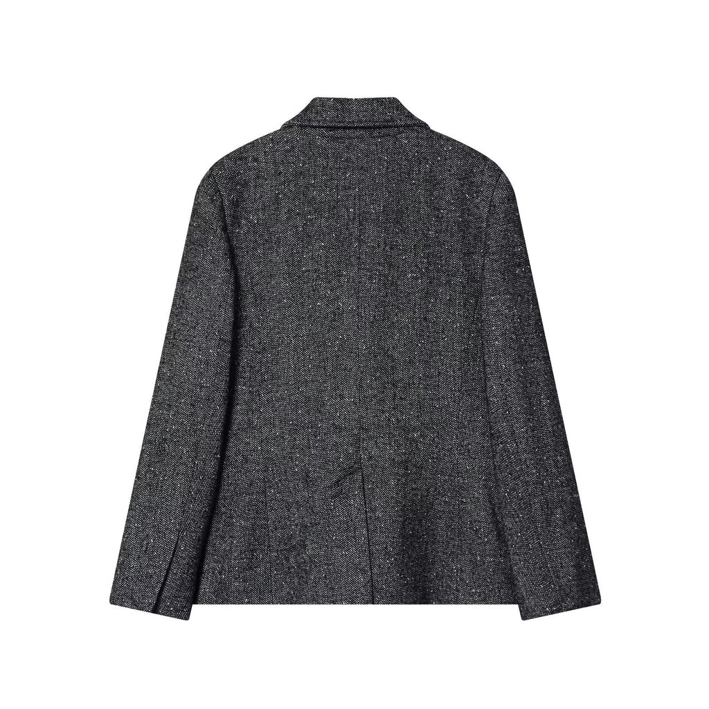 suit Women's 2 pieces slim short skirt style hem Blazer Coat+Pants