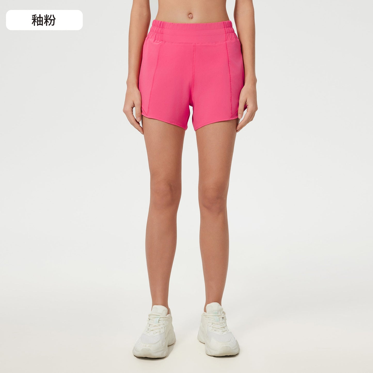 Women's new Joker Quick-drying shorts with lining high waist yoga shorts.