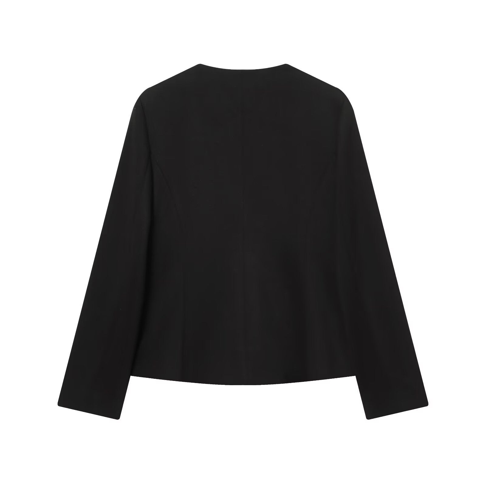 Women's new with shoulder pads slim V-neck Blazer Coat