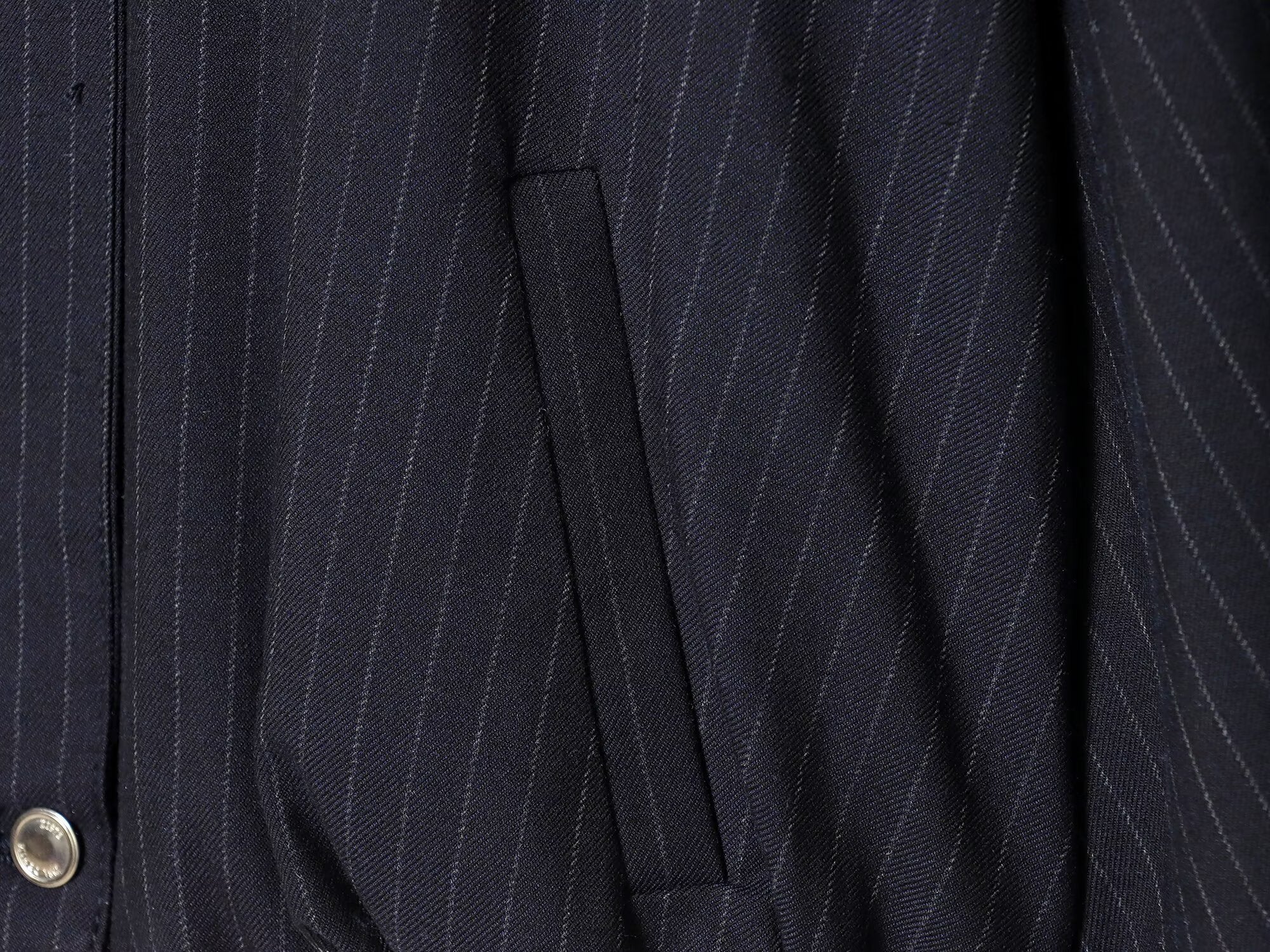 Women's casual pinstripe pilot jacket Coat