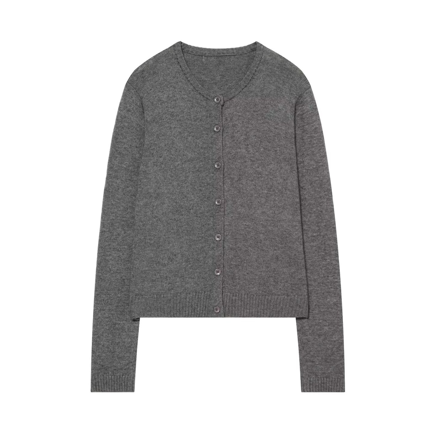Women's Soft Texture Flat Needle Knitted Coat