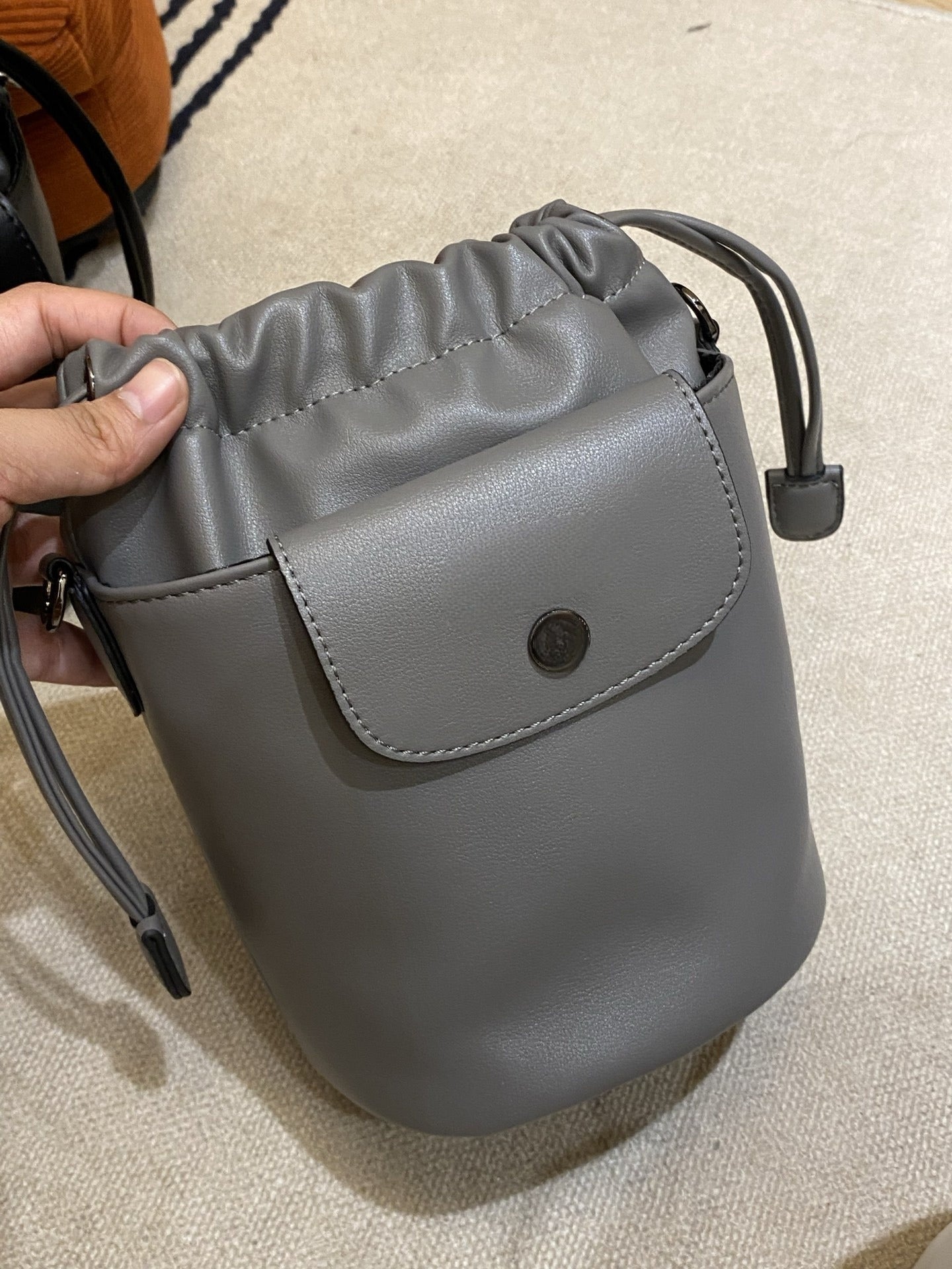 Women's new mini shoulder slung bucket bag