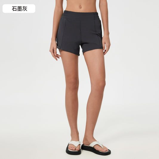 Women's new Joker Quick-drying shorts with lining high waist yoga shorts.