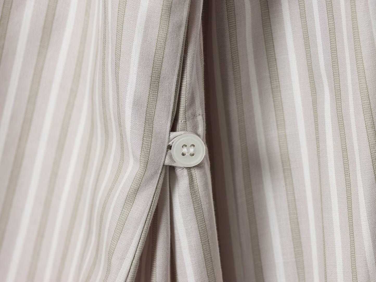 Women's Casual Lapel Striped Poplin Shirt