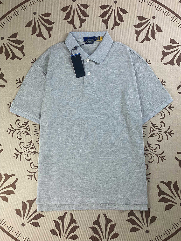 women's new Joker Couple style cotton beaded fabric embroidered POLO shirt