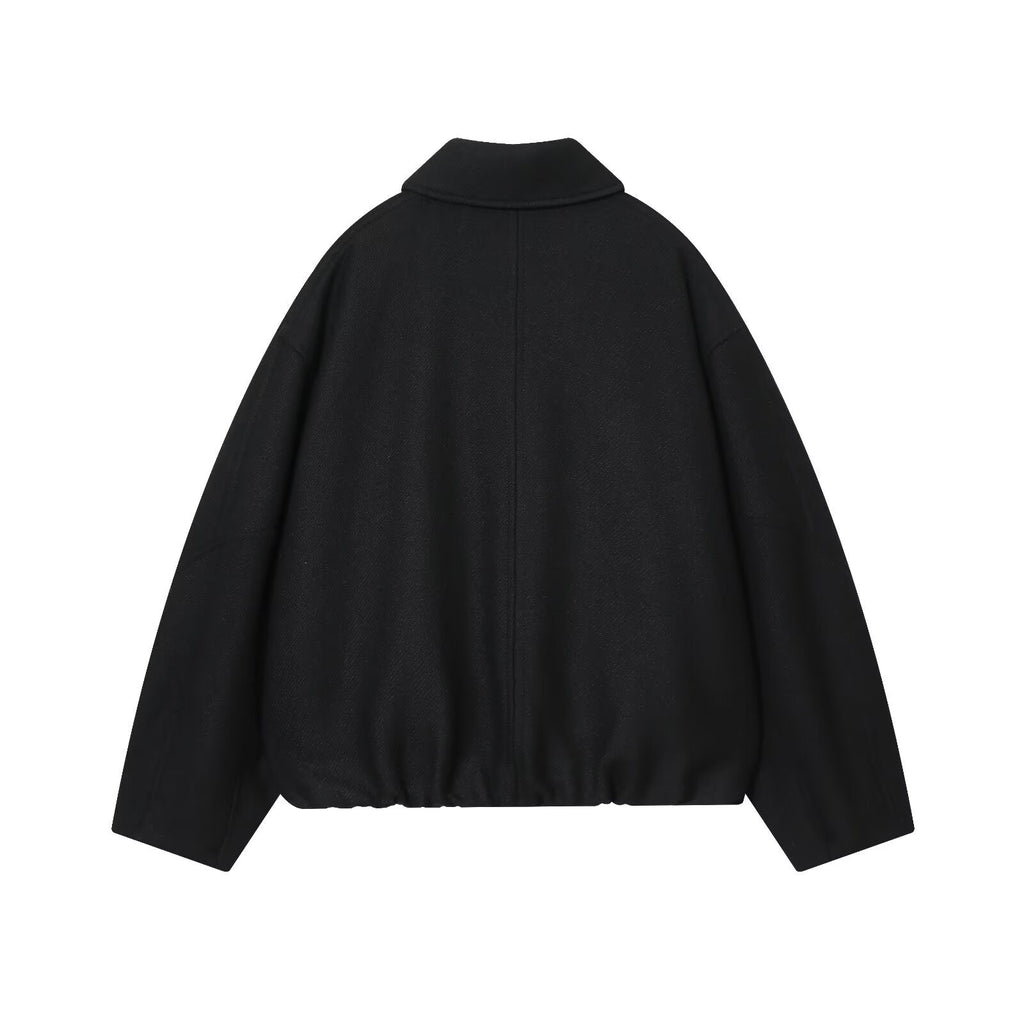 Women's casual lapel zipper pilot jacket Coat