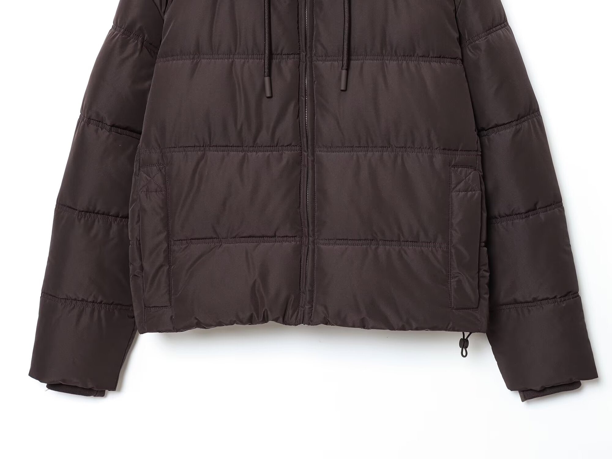 Women's winter fashion short warm hooded cotton jacket Coat