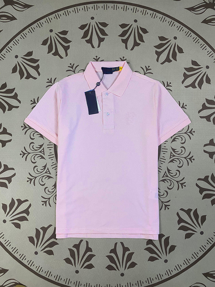 women's new Joker Couple style cotton beaded fabric embroidered POLO shirt