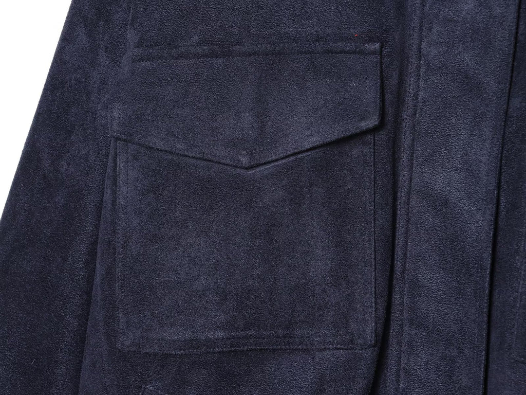 Women's stand collar suede textured jacket Coat