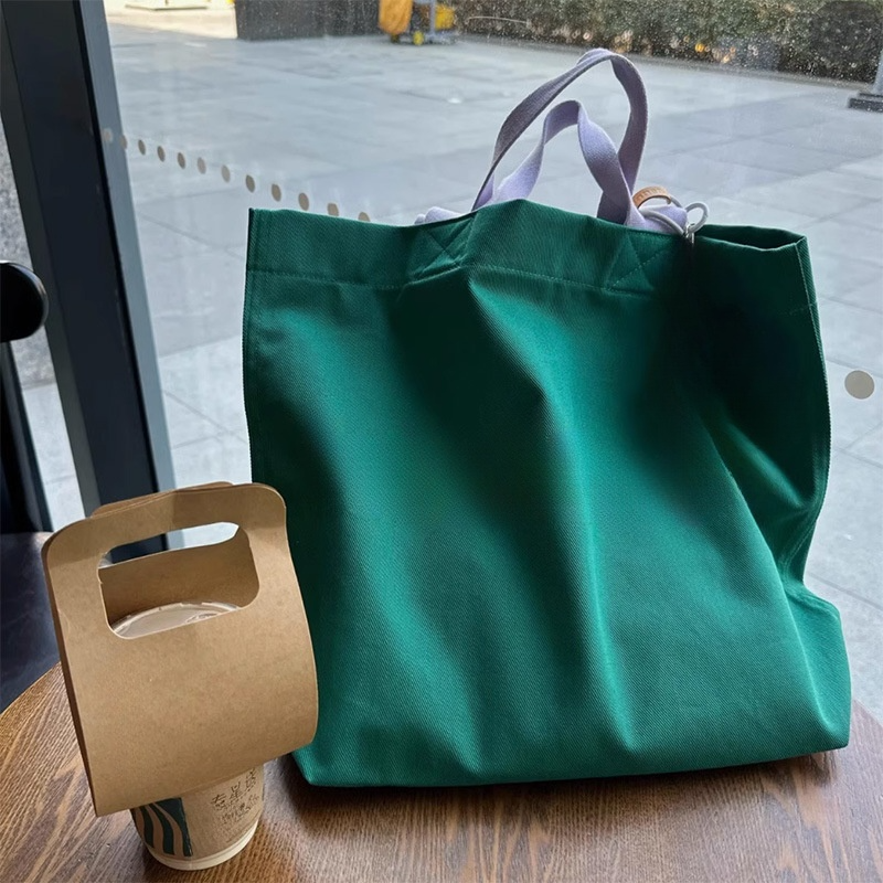 LU Women's new fashion Joker oversized canvas bag