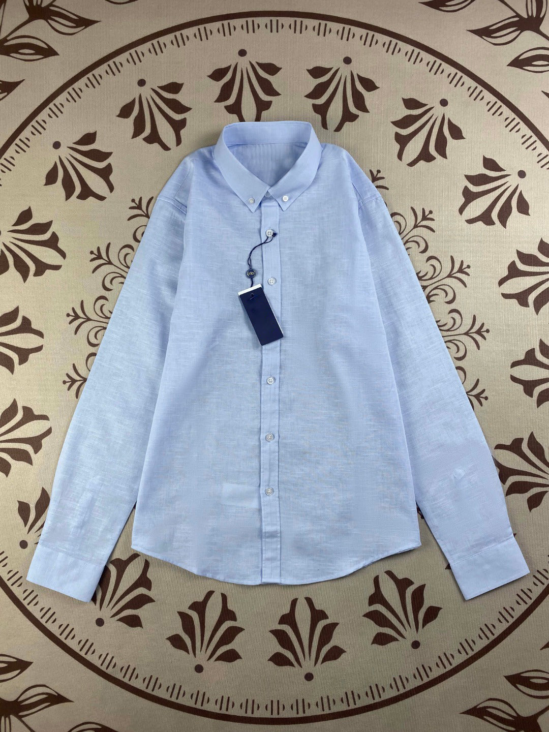 Men and Women with The Same New Fashion Casual Joker Linen Long Sleeve Shirt