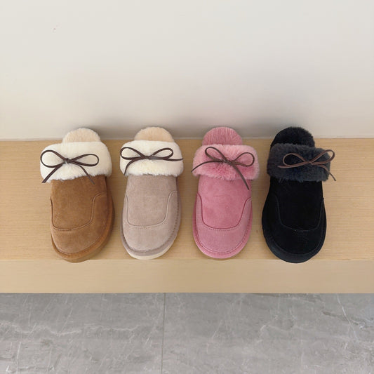 Women's New winter warm plus velvet slippers