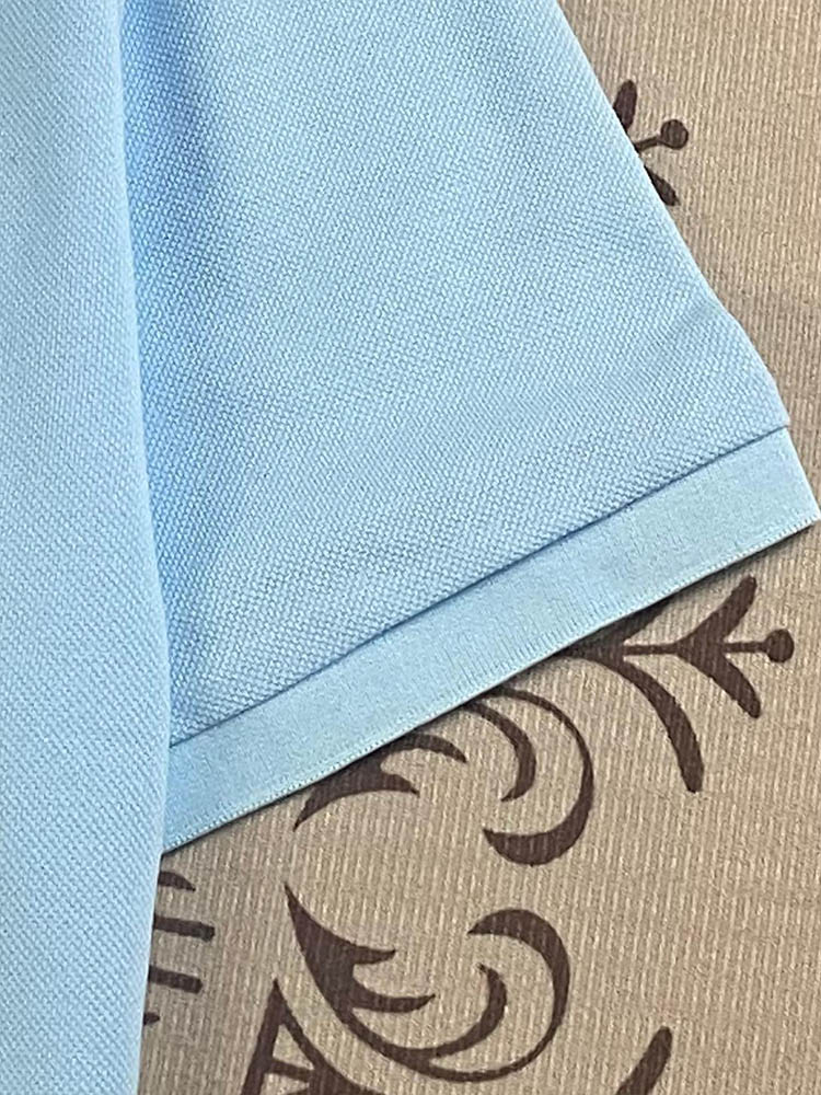 women's new Joker Couple style cotton beaded fabric embroidered POLO shirt