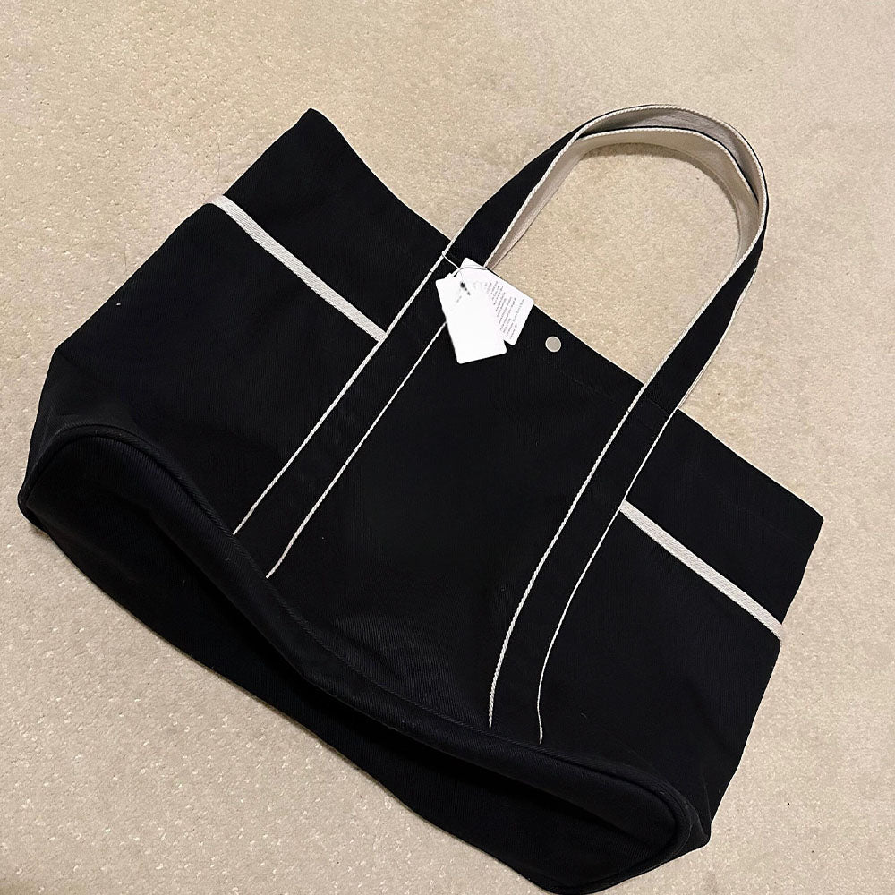 LU 2025 New Casual Joker Multi-pocket Design Canvas Handbag Tote Bag Yoga Bag