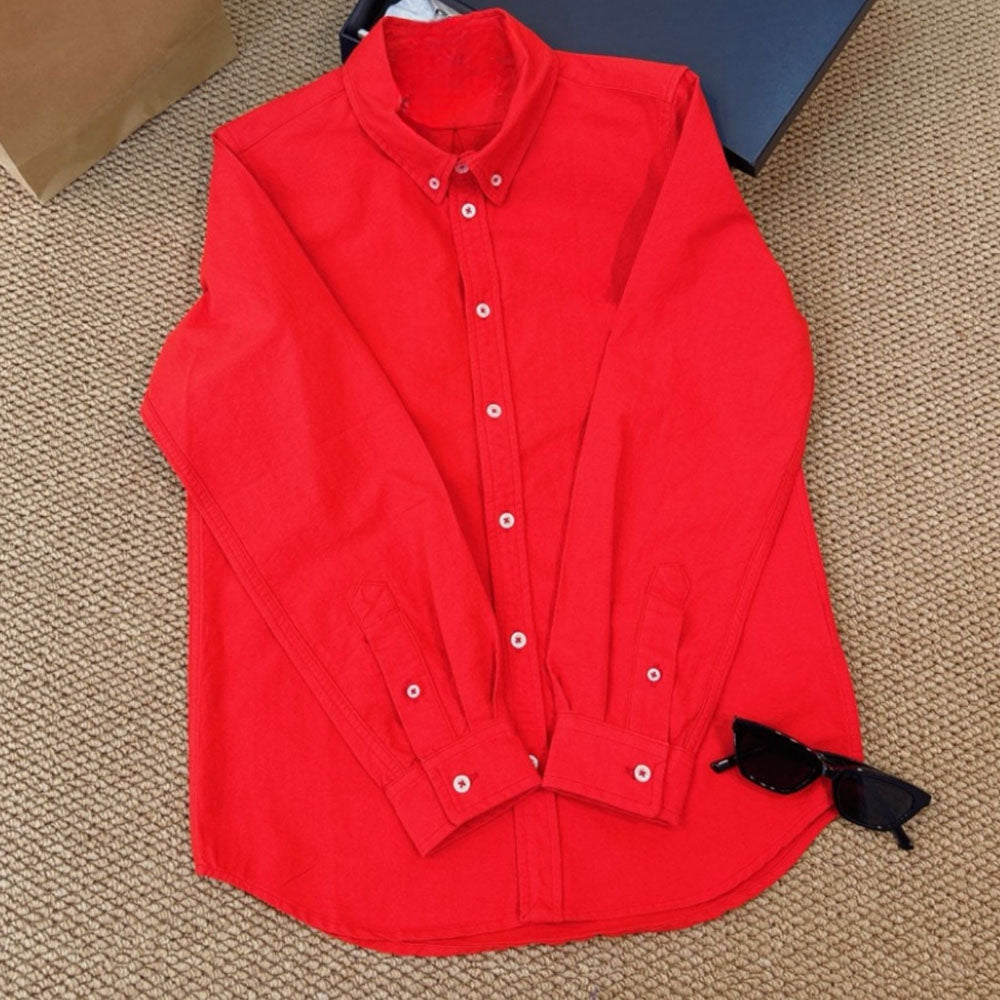 Women's new casual long-sleeved loose shirt