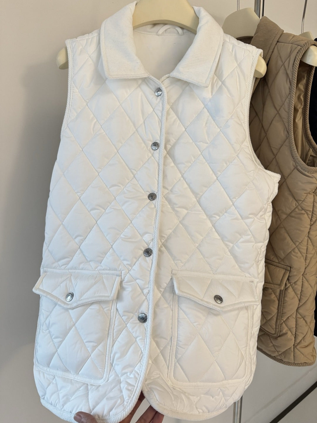 Women's new Joker diamond lapel vest