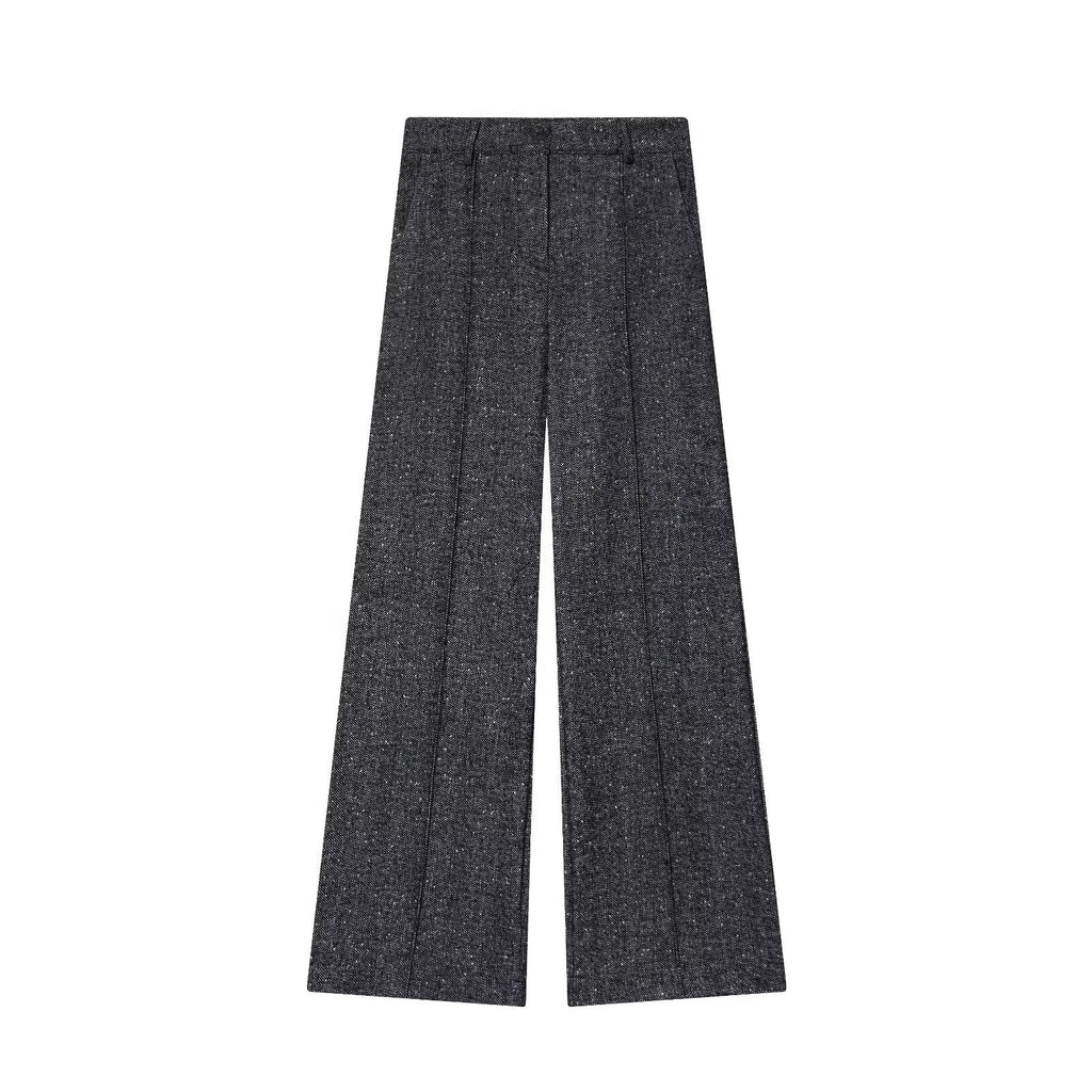 suit Women's 2 pieces slim short skirt style hem Blazer Coat+Pants