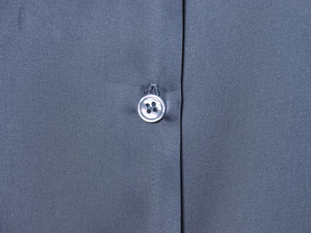 Women's casual satin textured lapel shirt