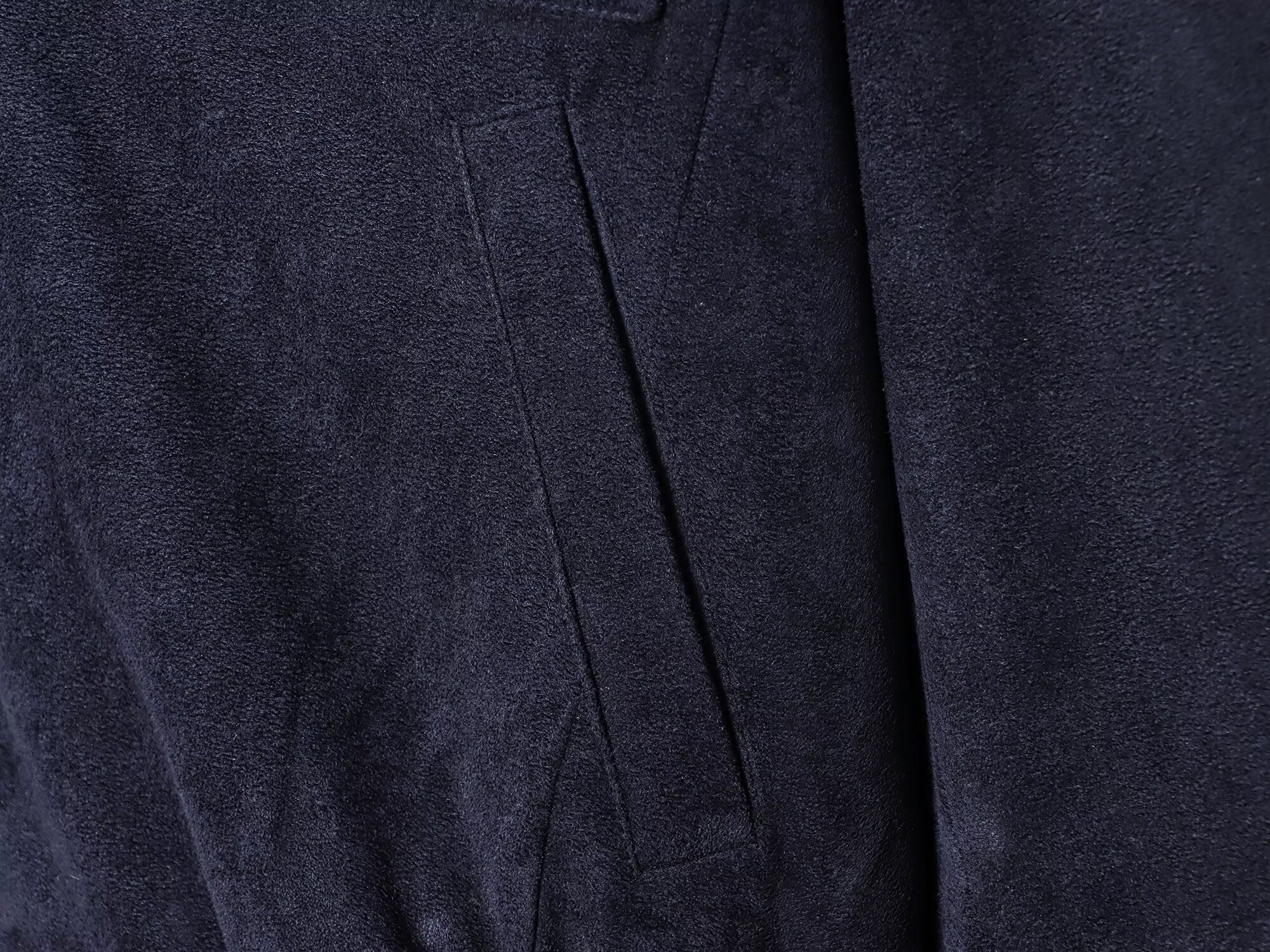 Women's stand collar suede textured jacket Coat